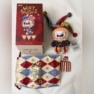 Pop Mart WHY SO SERIOUS Vinyl Plush Pendant Super Secret Moonlit Mask